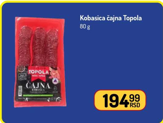 Kobasica čajna Topola