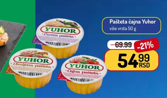 Pašteta čajna Yuhor