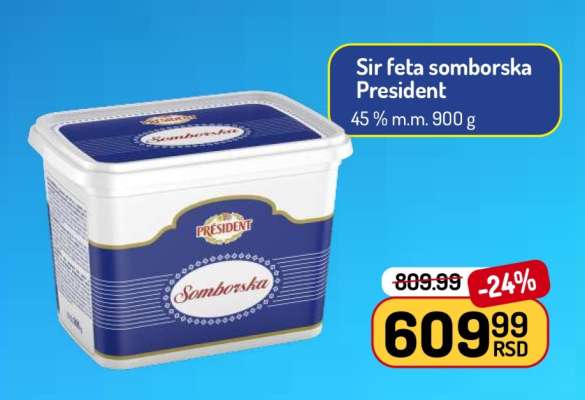 Sir feta somborska President