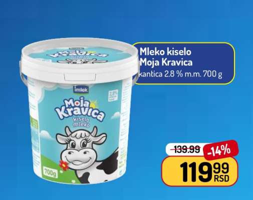 Mleko kiselo Moja Kravica