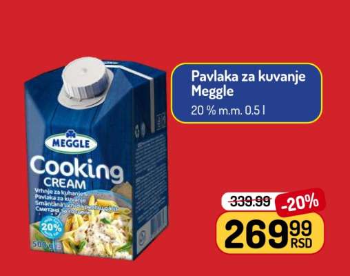 PAVLAKA ZA KUVANJE Meggle
