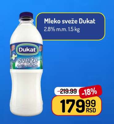 Mleko sveže Dukat