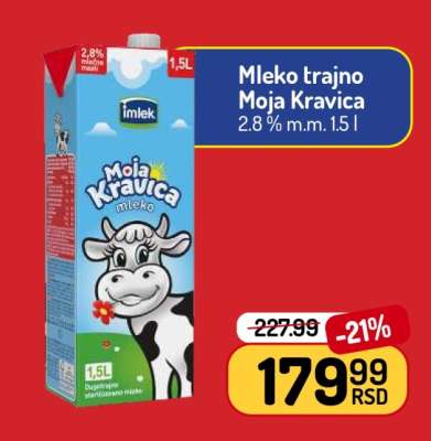 Mleko trajno Moja Kravica