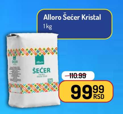 ALLORO ŠEĆER KRISTAL