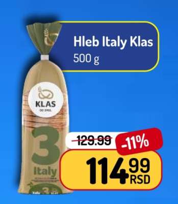 Hleb Italy Klas