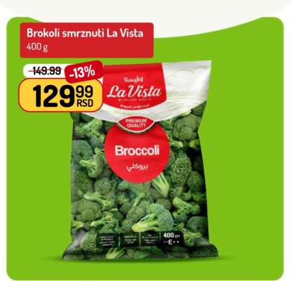 Brokoli smrznuti La Vista