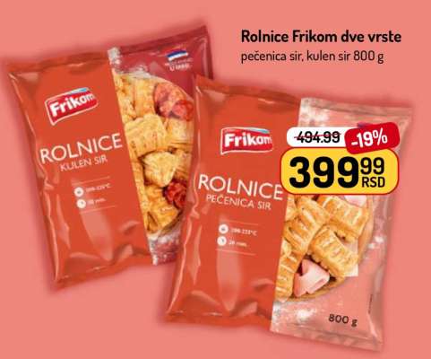 Rolnice Frikom dve vrste