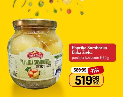 Paprika Somborka Baka Živka