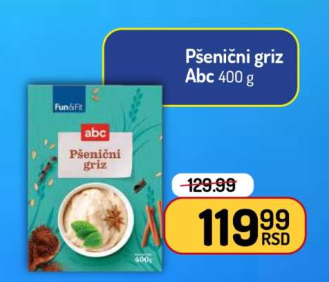 Pšeničný griz Abc 400 g