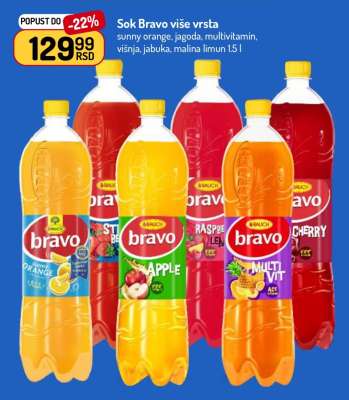 Sok Bravo više vrsta