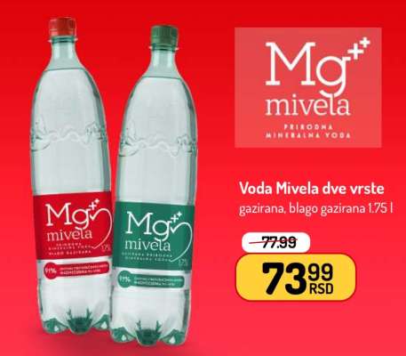 Voda Mivela dve vrste