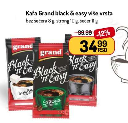Kafa Grand black & easy više vrsta