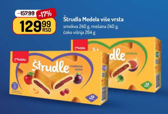 Štrudla Medela više vrsta