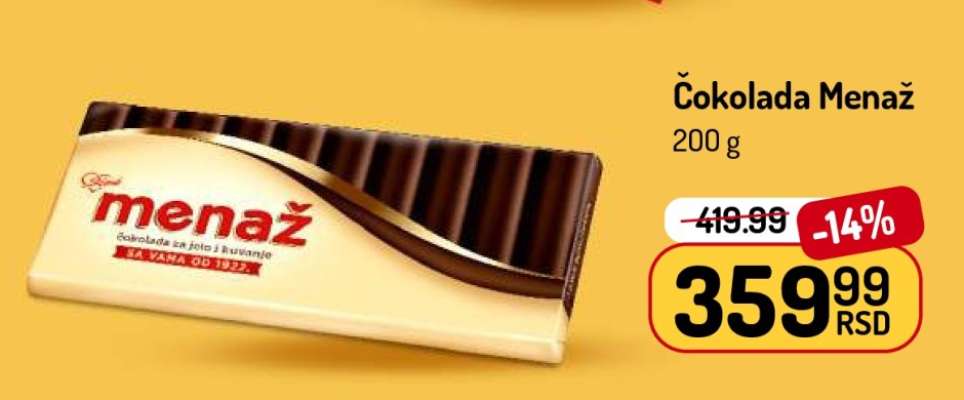 ČOKOLADA MENAŽ