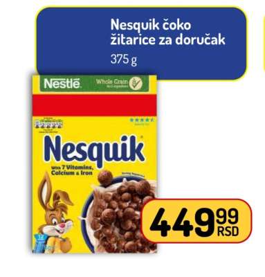 Nesquik čoko žitarice za doručak