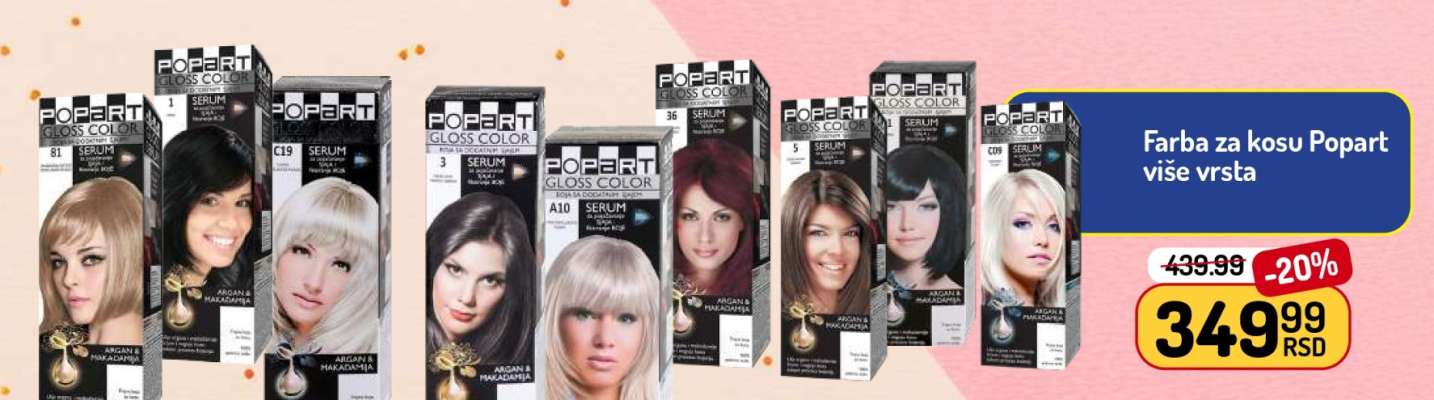 Farba za kosu Popart