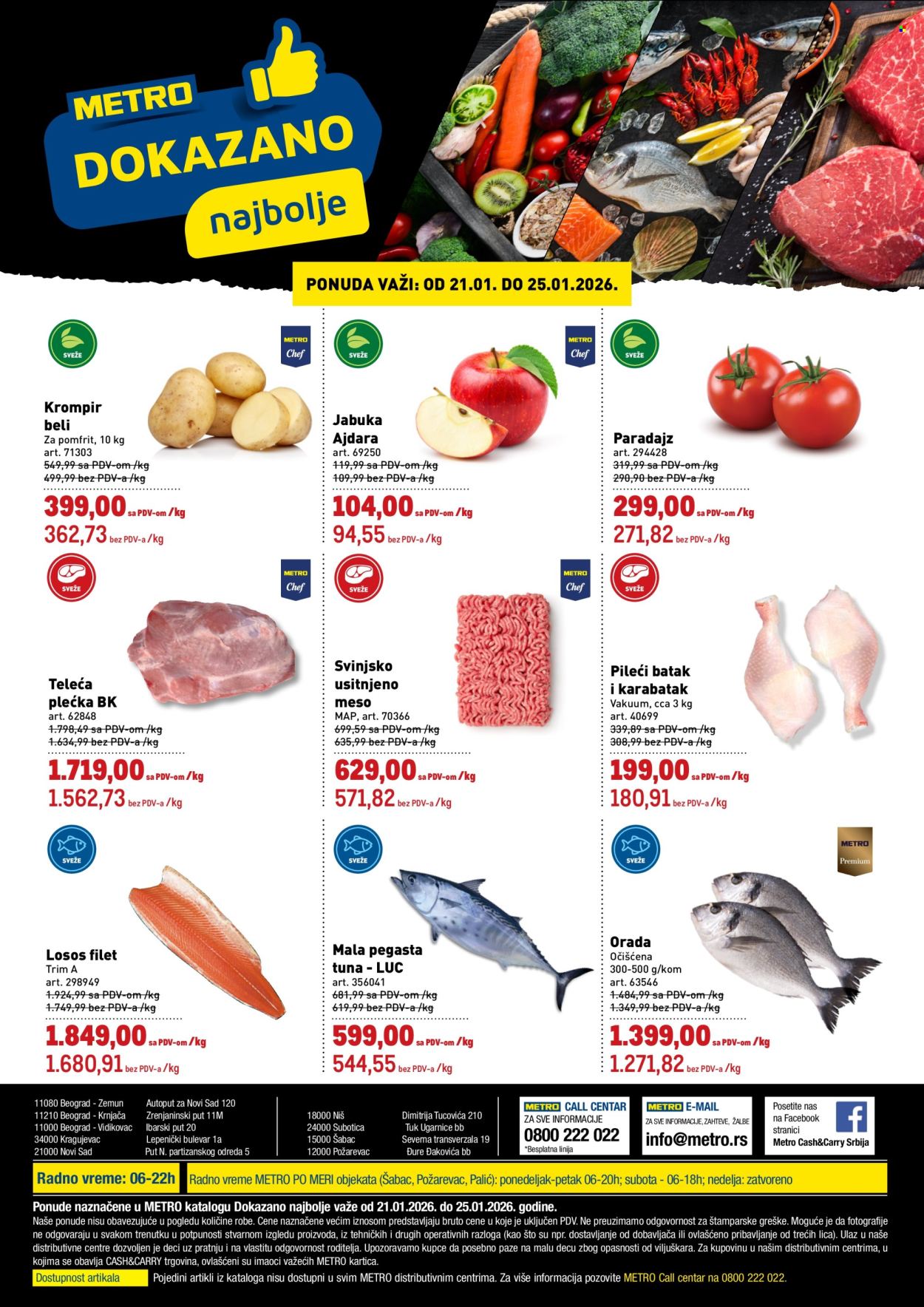 Metro katalog - 21.01.2026 - 25.01.2026. Stranica 1