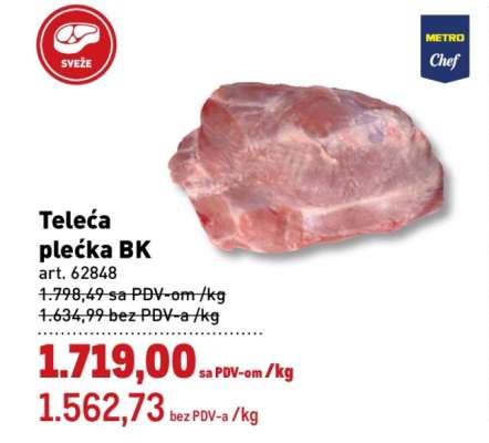 Teleća plećka BK