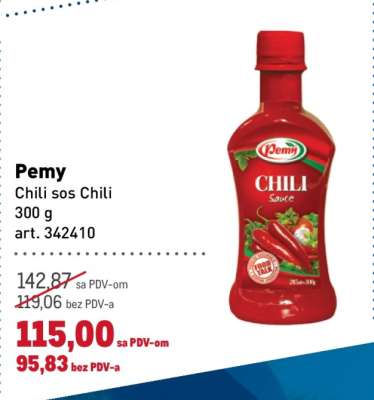 Pemy Chili sos Chili 300 g
