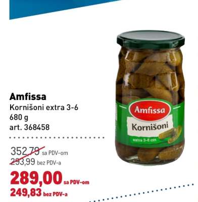 Amfissa Kornišoni extra 3-6