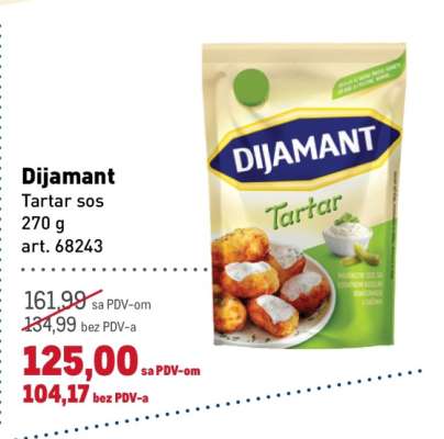Dijamant Tartar sos