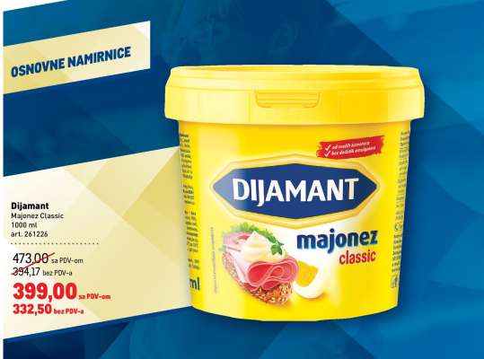 DIJAMANT MAJONEZ Classic