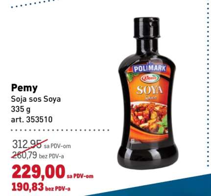 Pemy Soja sos Soya