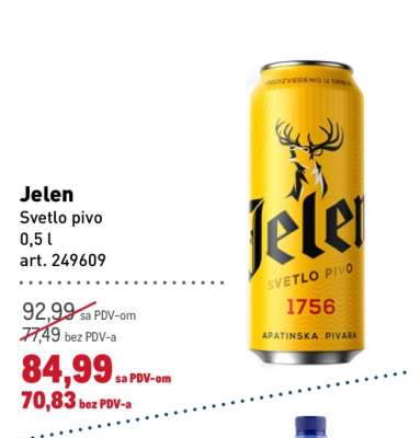 Jelen Svetlo pivo