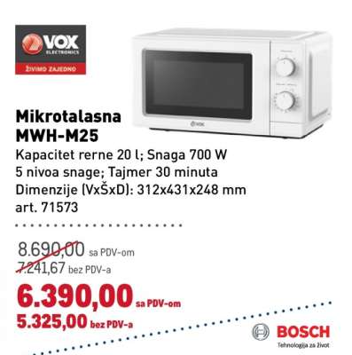 Mikrotalasna MWH-M25