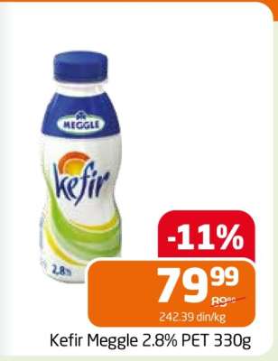 Kefir Meggle 2.8% PET 330g