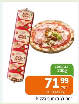 Pizza šunka Yuhor