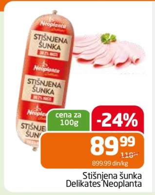Stišnjena šunka Delikates Neoplanta