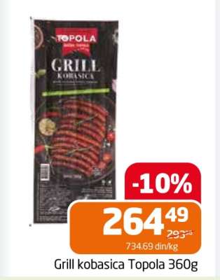 GRILL KOBASICA Topola 360g