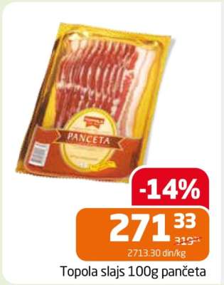 Topola slajs 100g pančeta
