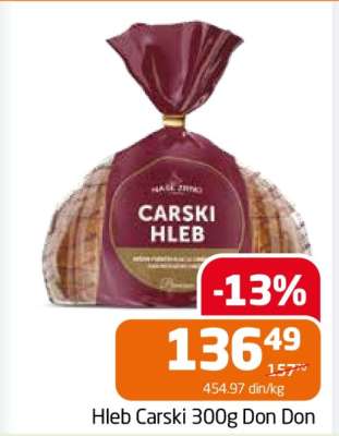 Hleb Carski 300g Don Don