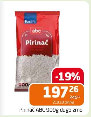 Pirinač ABC 900g dugo zrno