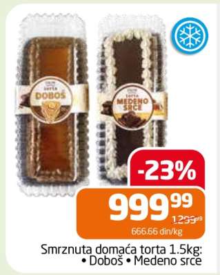 Smrznuta domaća torta 1.5kg