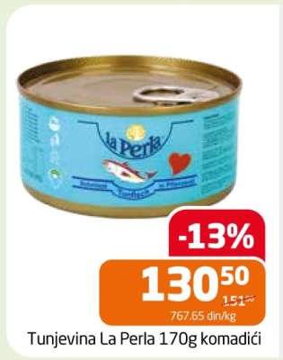 Tunjevina La Perla 170g komadići