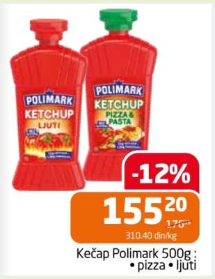 Kečap Polimark 500g