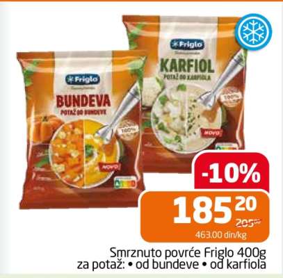 Smrznuto povrće Friglo 400g