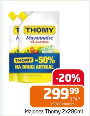 Majonez Thomy 2x280ml