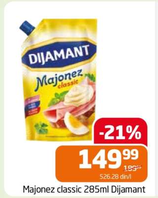 Majonez classic 285ml Dijamant
