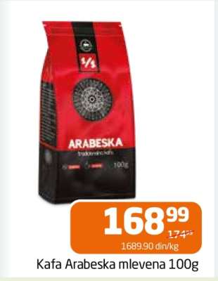Kafa Arabeska mlevena 100g
