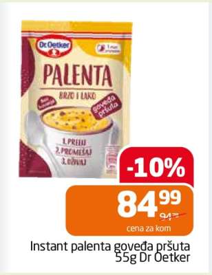 Instant palenta goveđa pršuta 55g Dr Oetker