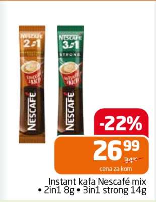 Instant kafa Nescafé mix