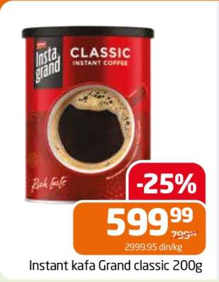 Instant kafa Grand classic 200g