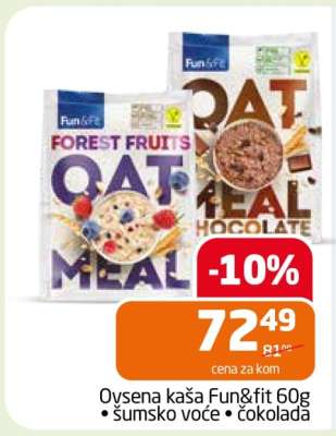 Ovsena kaša Fun&fit 60g