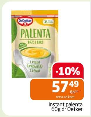 Instant palenta 60g dr Oetker