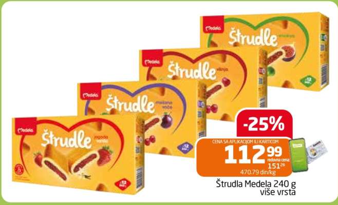 Štrudla Medela 240 g