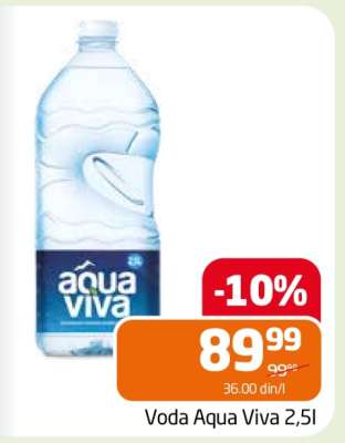 Voda Aqua Viva 2,5l